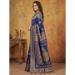 Picture of Delightful Silk Midnight Blue Saree