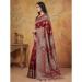 Picture of Lovely Silk Maroon Saree