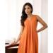 Picture of Alluring Cotton Tomato Readymade Gown