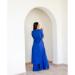Picture of Beauteous Cotton Royal Blue Readymade Gown