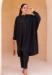 Picture of Bewitching Cotton Black Readymade Gown