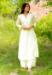 Picture of Elegant Cotton White Readymade Gown