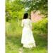 Picture of Elegant Cotton White Readymade Gown