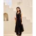 Picture of Shapely Cotton Black Readymade Gown