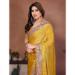 Picture of Graceful Chiffon Golden Rod Saree