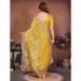 Picture of Graceful Chiffon Golden Rod Saree