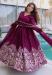 Picture of Pleasing Cotton Maroon Readymade Gown