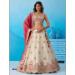 Picture of Delightful Silk Tan Lehenga Choli