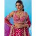 Picture of Bewitching Silk Hot Pink Lehenga Choli