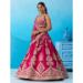 Picture of Bewitching Silk Hot Pink Lehenga Choli