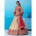 Picture of Well Formed Silk Rosy Brown Lehenga Choli
