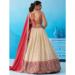 Picture of Well Formed Silk Rosy Brown Lehenga Choli