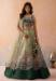 Picture of Comely Silk Dark Olive Green Lehenga Choli