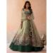 Picture of Comely Silk Dark Olive Green Lehenga Choli