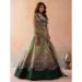 Picture of Comely Silk Dark Olive Green Lehenga Choli