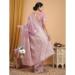 Picture of Amazing Cotton & Linen Plum Saree