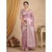 Picture of Amazing Cotton & Linen Plum Saree